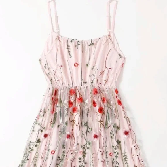 Pink Floral Dress - Picture 3 of 4